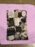 Purple   Just One Chapter Tote Bag