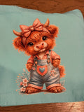 Blue Cow Tote Bag