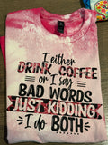 2XLarge  T-shirt Swear And Coffee