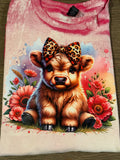 3XLarge  T-shirt Pink Cow