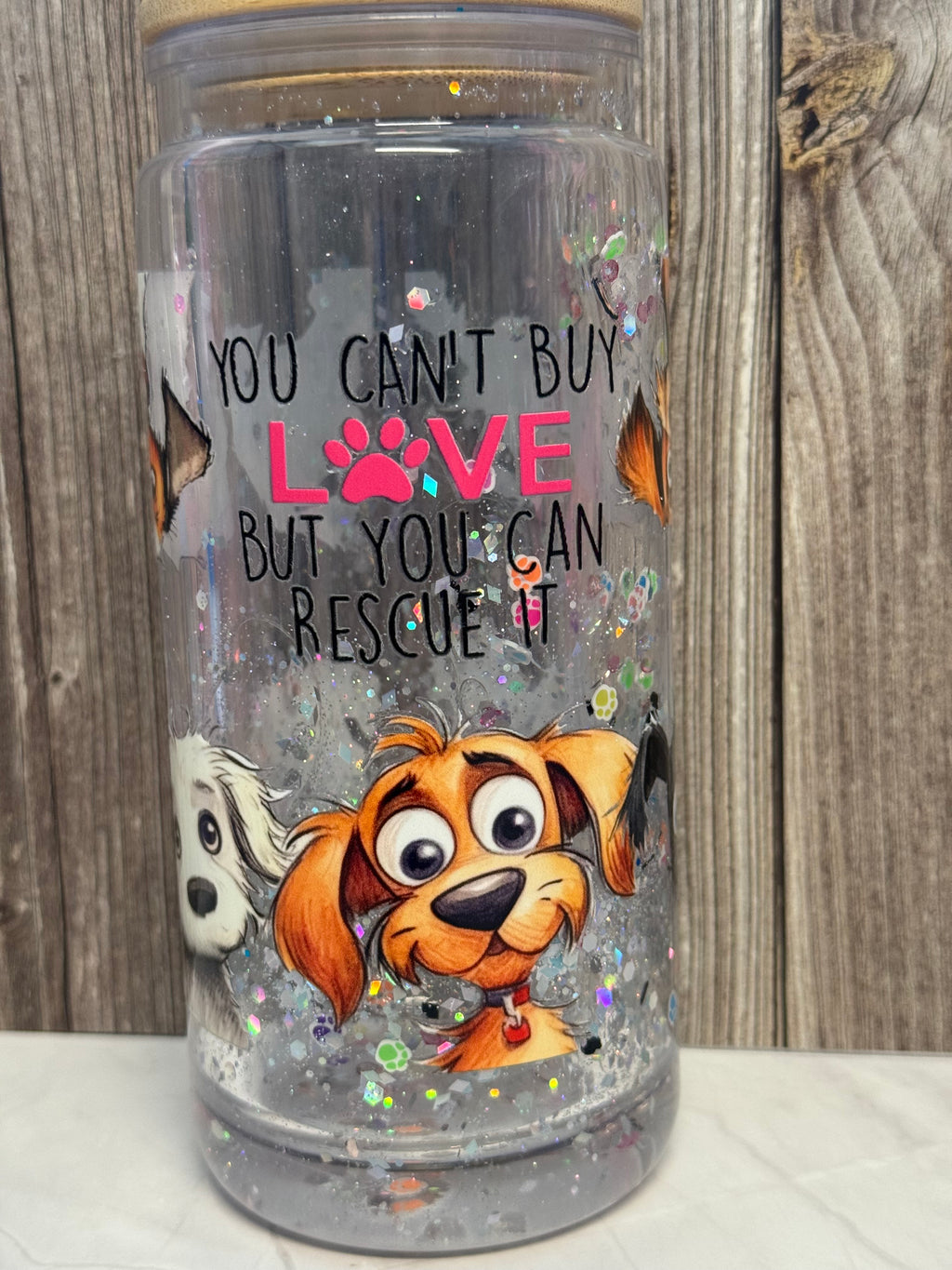 20 oz Lava You Can't Buy Love You Rescue It