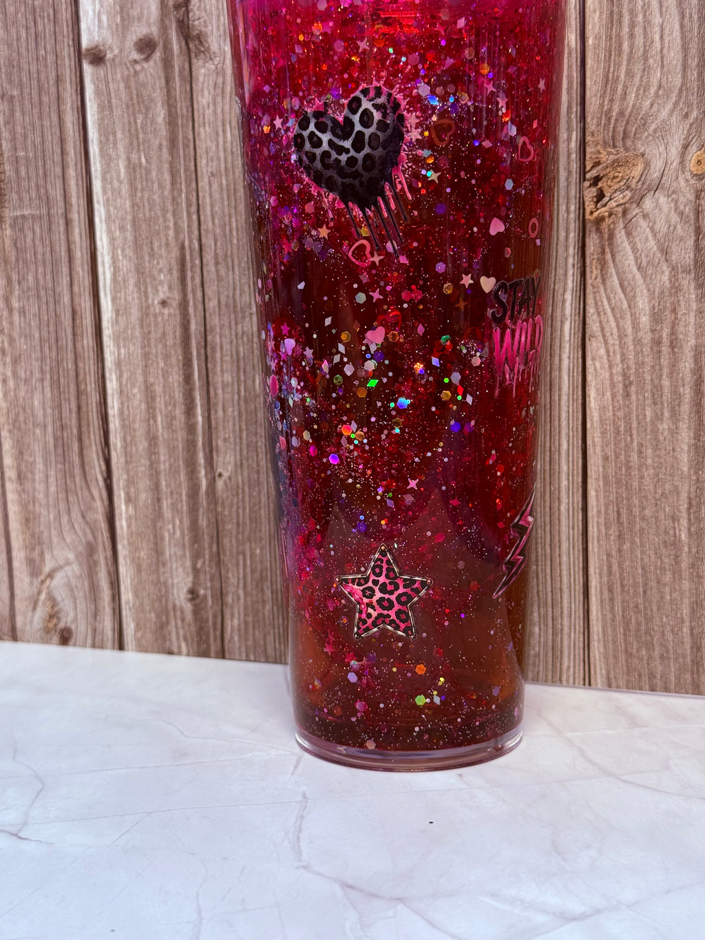 24 oz Pink Lava Raccoon