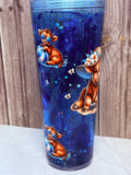 24 oz Blue Lava Beach Cow